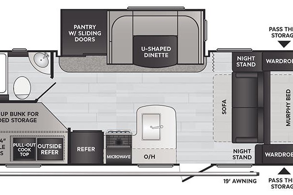 'Evelyn' 2023 Keystone RV Passport ACO2302