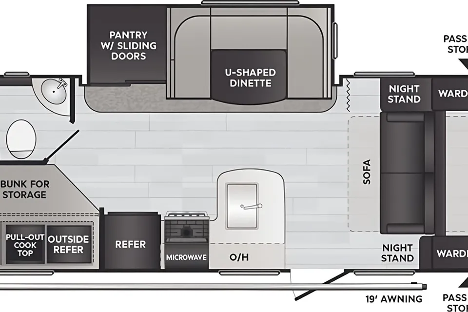 'Evelyn' 2023 Keystone RV Passport ACO2302