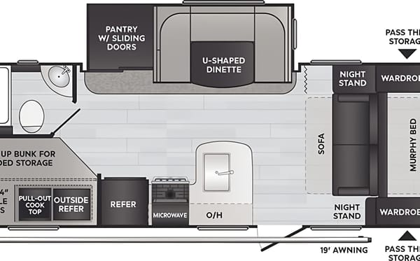 'Evelyn' 2023 Keystone RV Passport ACO2302