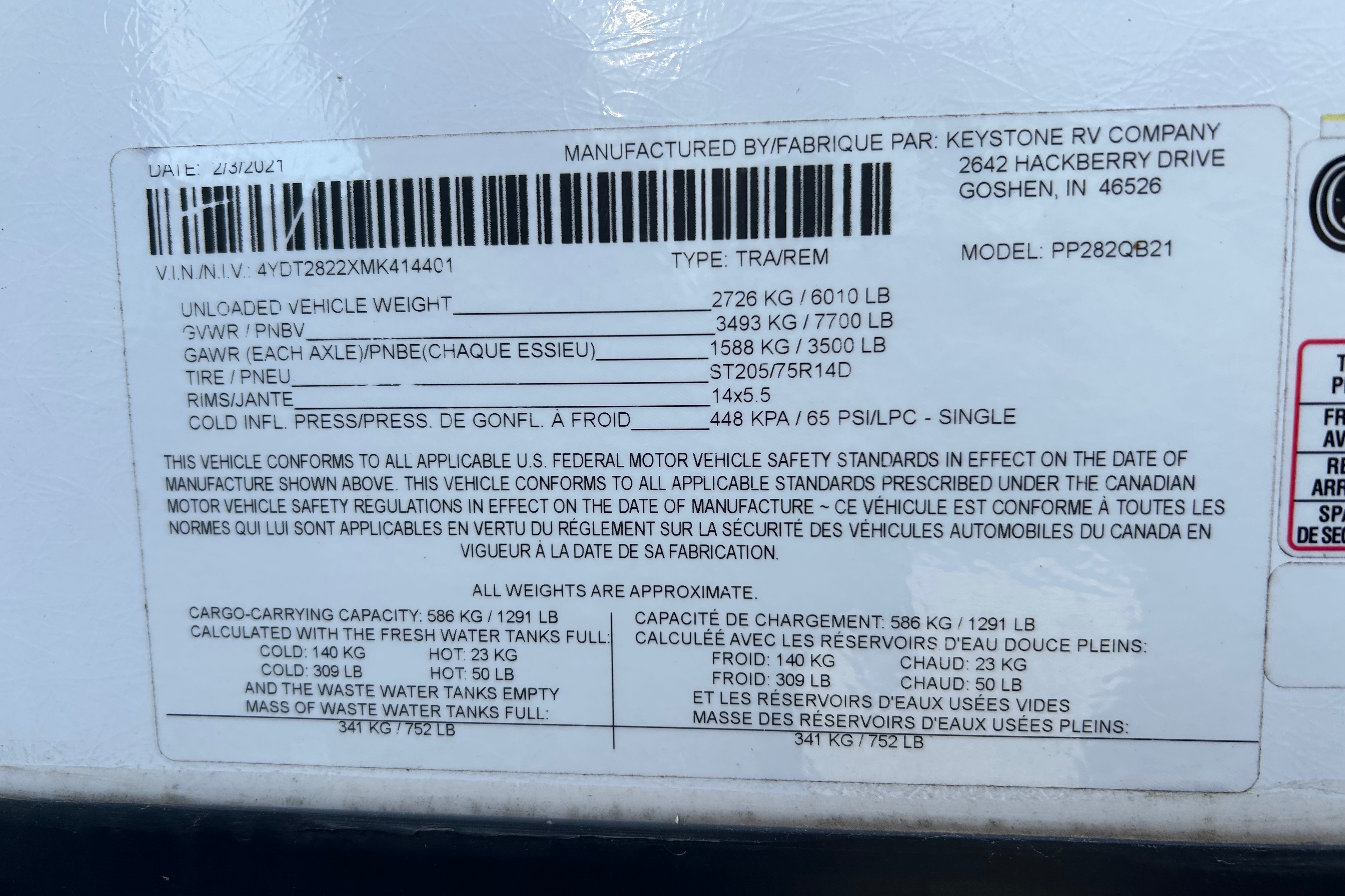 Nellie's Keystone Passport SL Travel Trailer