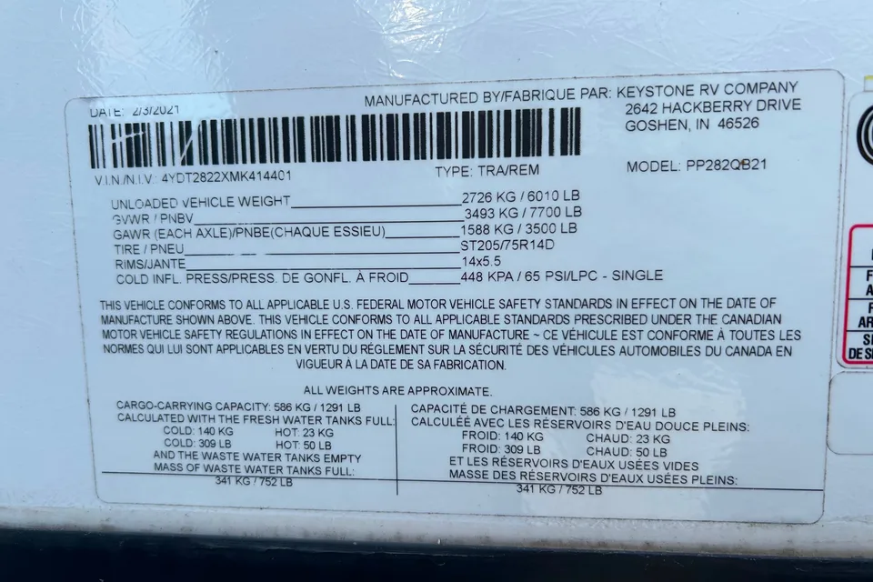 Nellie's Keystone Passport SL Travel Trailer
