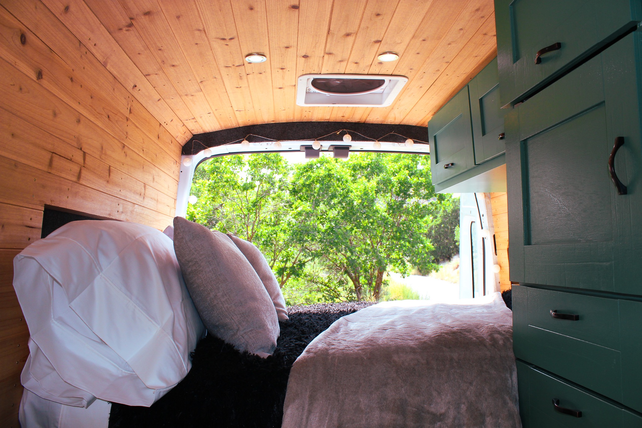 Luxury Ford Transit with upgraded off-grid system