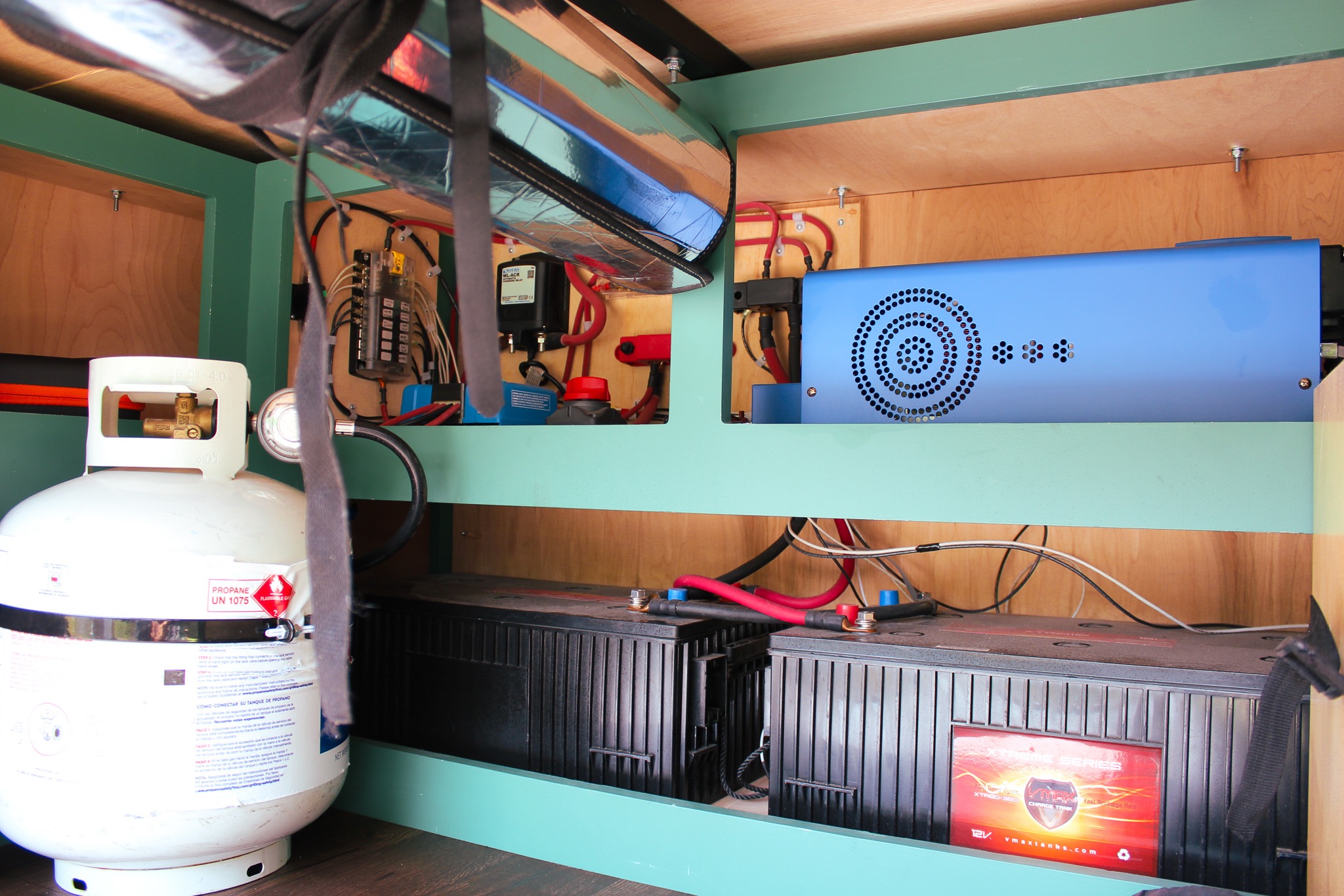 Luxury Ford Transit with upgraded off-grid system