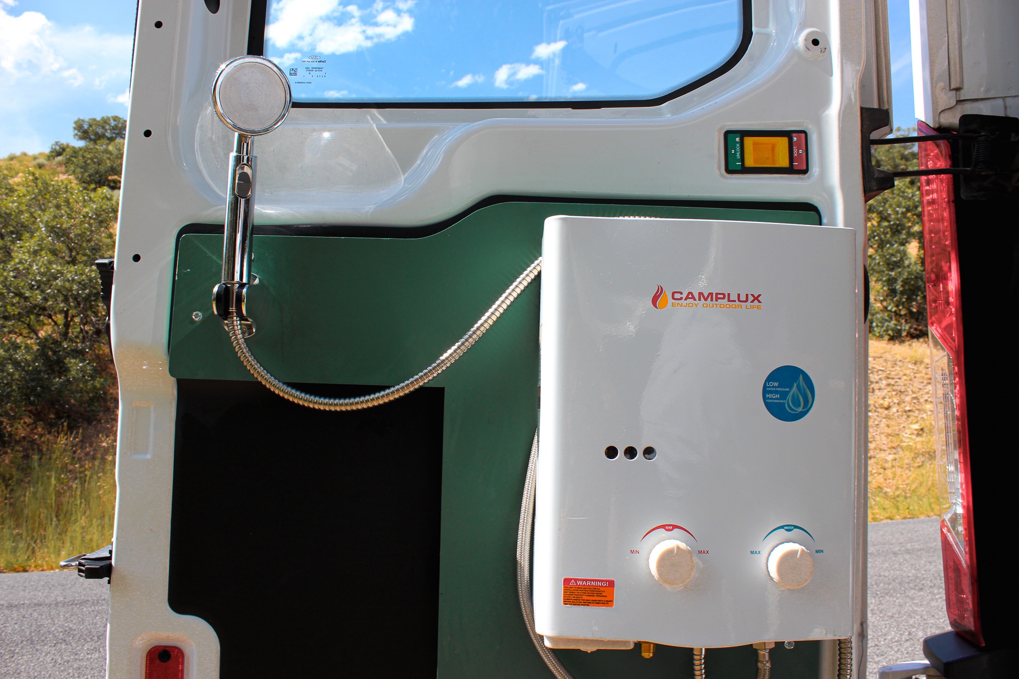 Luxury Ford Transit with upgraded off-grid system