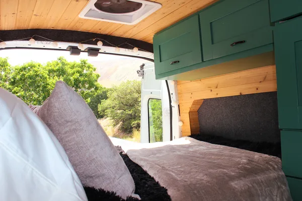 Luxury Ford Transit with upgraded off-grid system