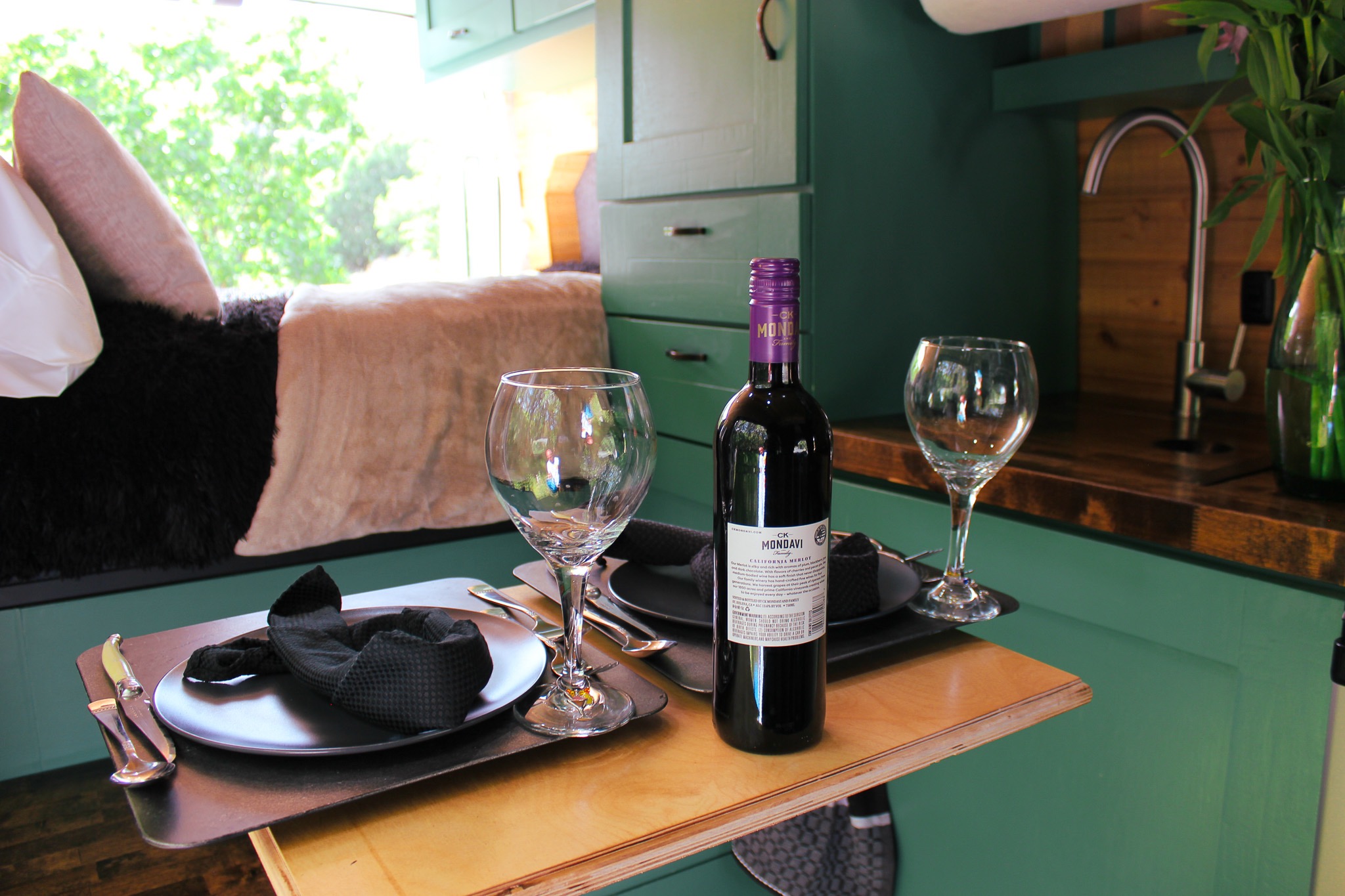 Luxury Ford Transit with upgraded off-grid system