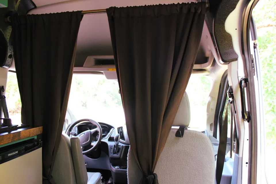 Luxury Ford Transit with upgraded off-grid system