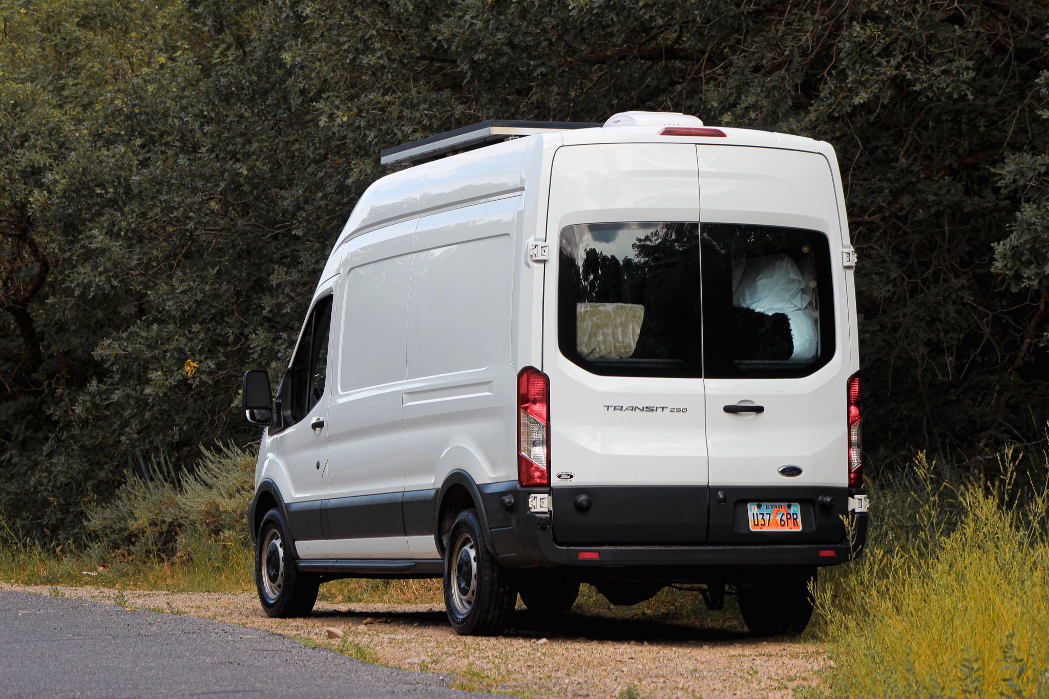 Luxury Ford Transit with upgraded off-grid system
