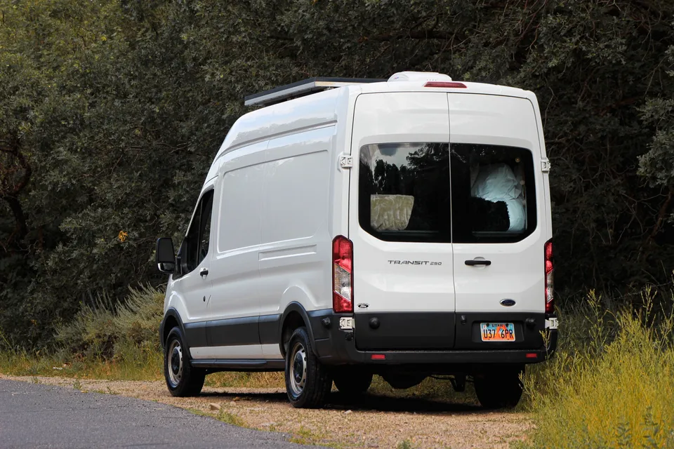 Luxury Ford Transit with upgraded off-grid system