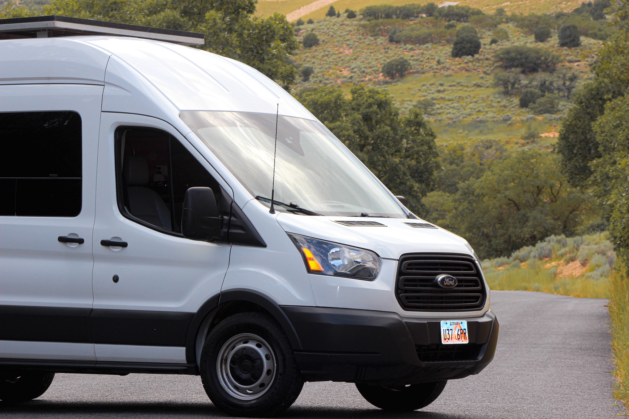 Luxury Ford Transit with upgraded off-grid system