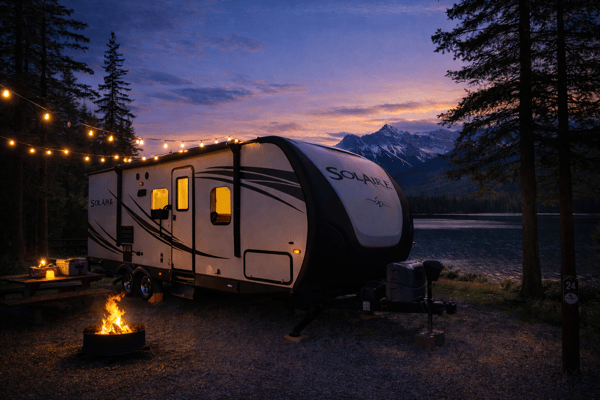 Family Adventure RV w/ 55” Projector | Luxury • Bunks • Half Ton Towable