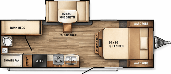 Family Adventure RV w/ 55” Projector | Luxury • Bunks • Half Ton Towable
