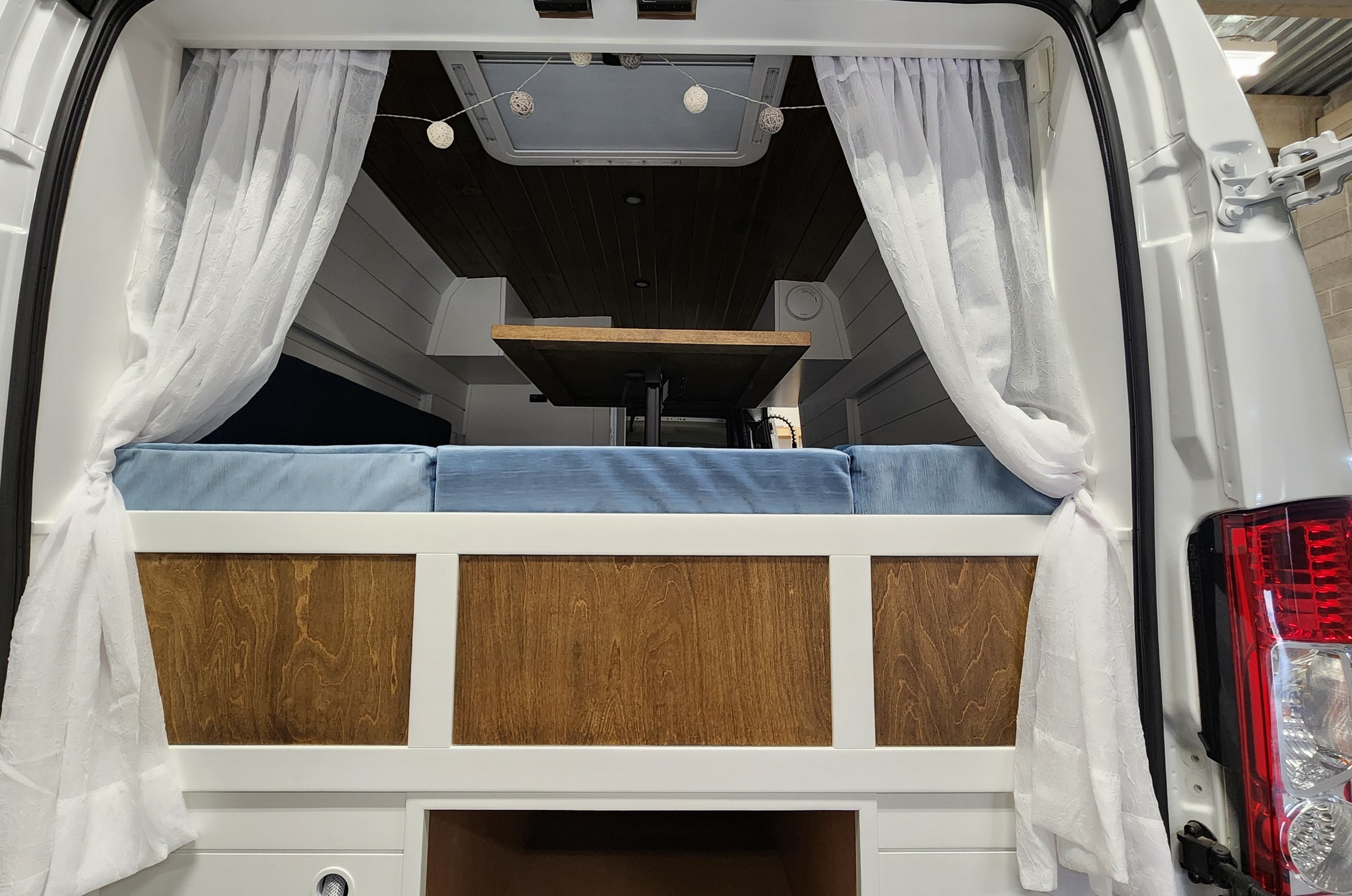 Cozy custom crafted van with Shower, Toilet, Heat, Solar and more!