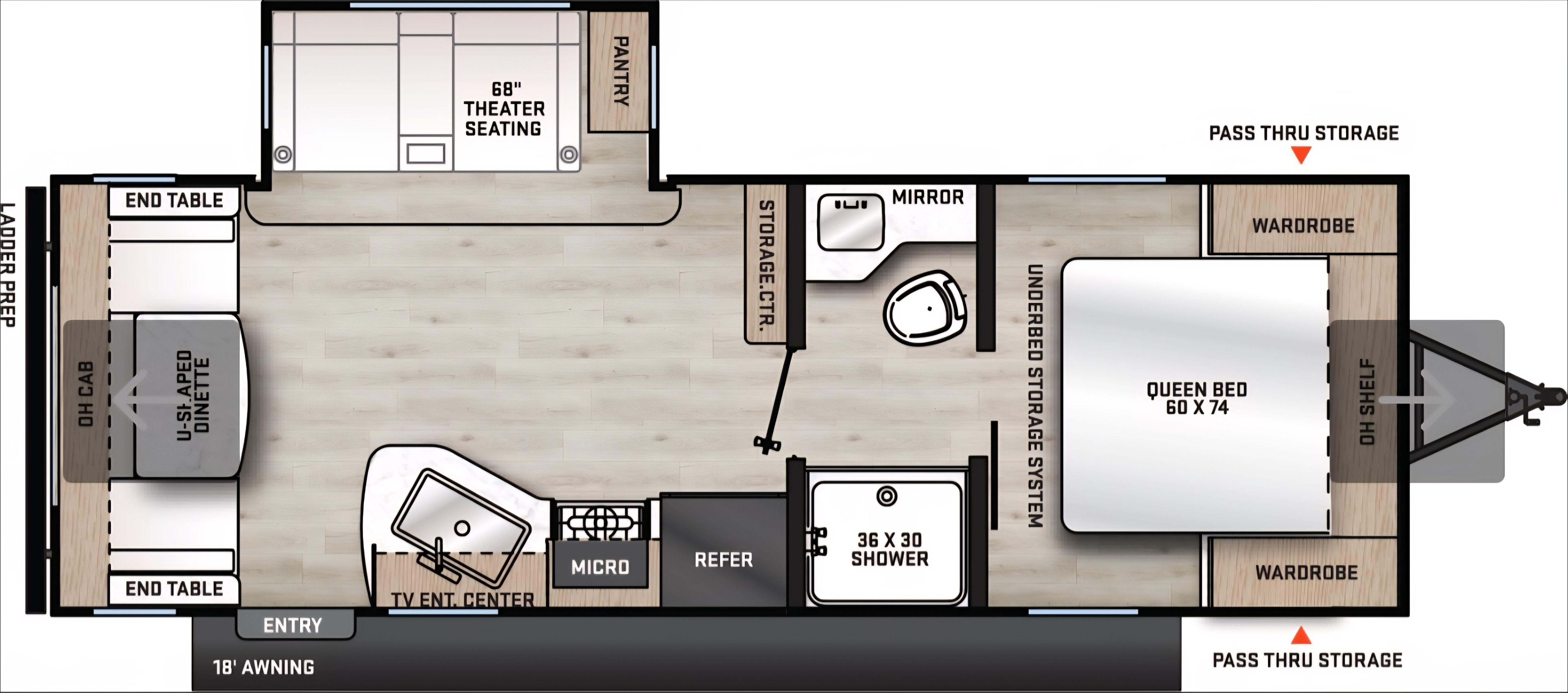 2025" Forest River Modern Travel Trailer
