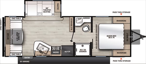 2025" Forest River Modern Travel Trailer
