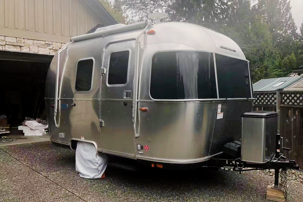 John's family Airstream 16 ft Travel Trailer
