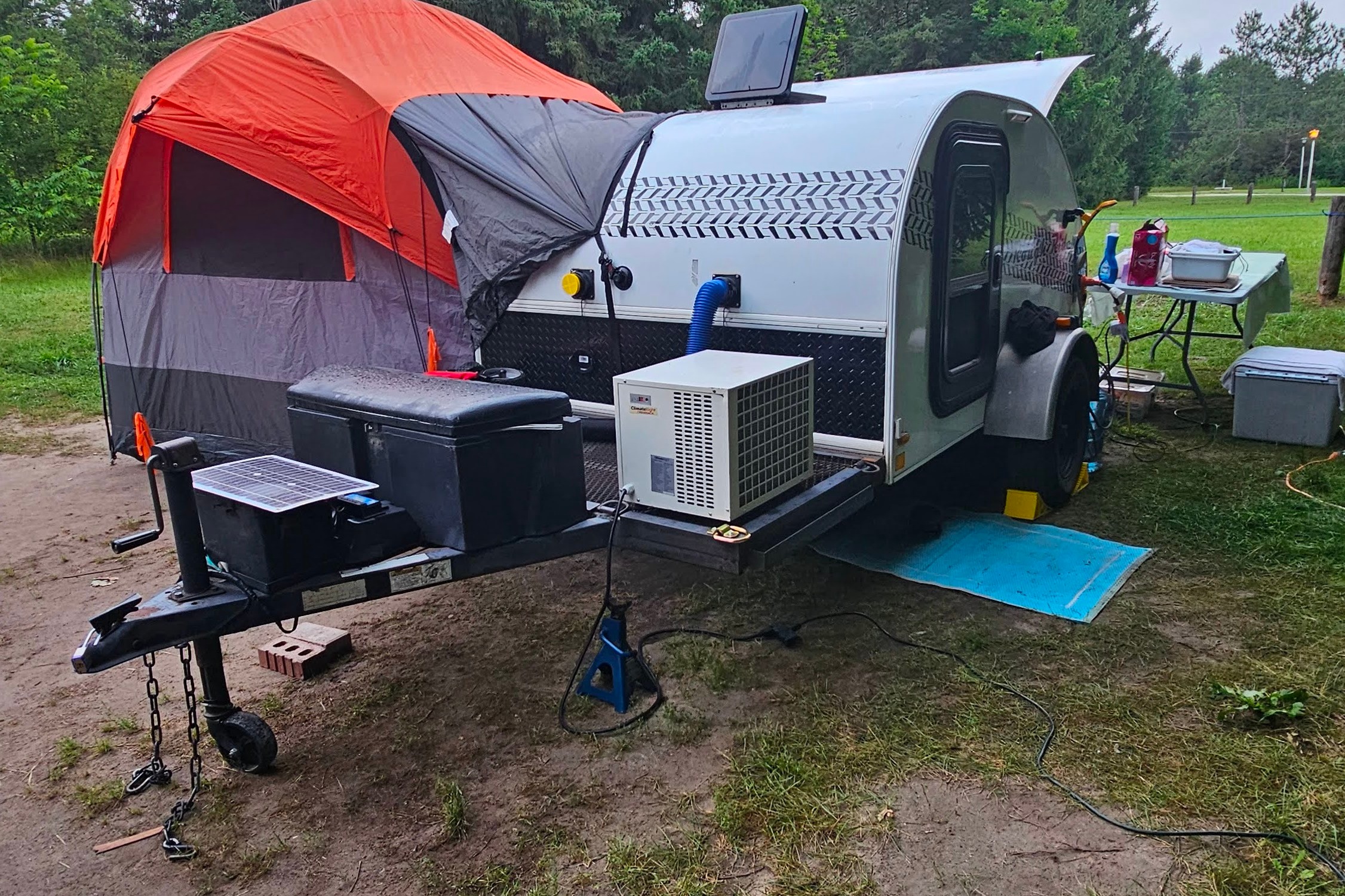 Daniel's Little guy 6 wide Micro Trailer with most harley davidson hauling capability
