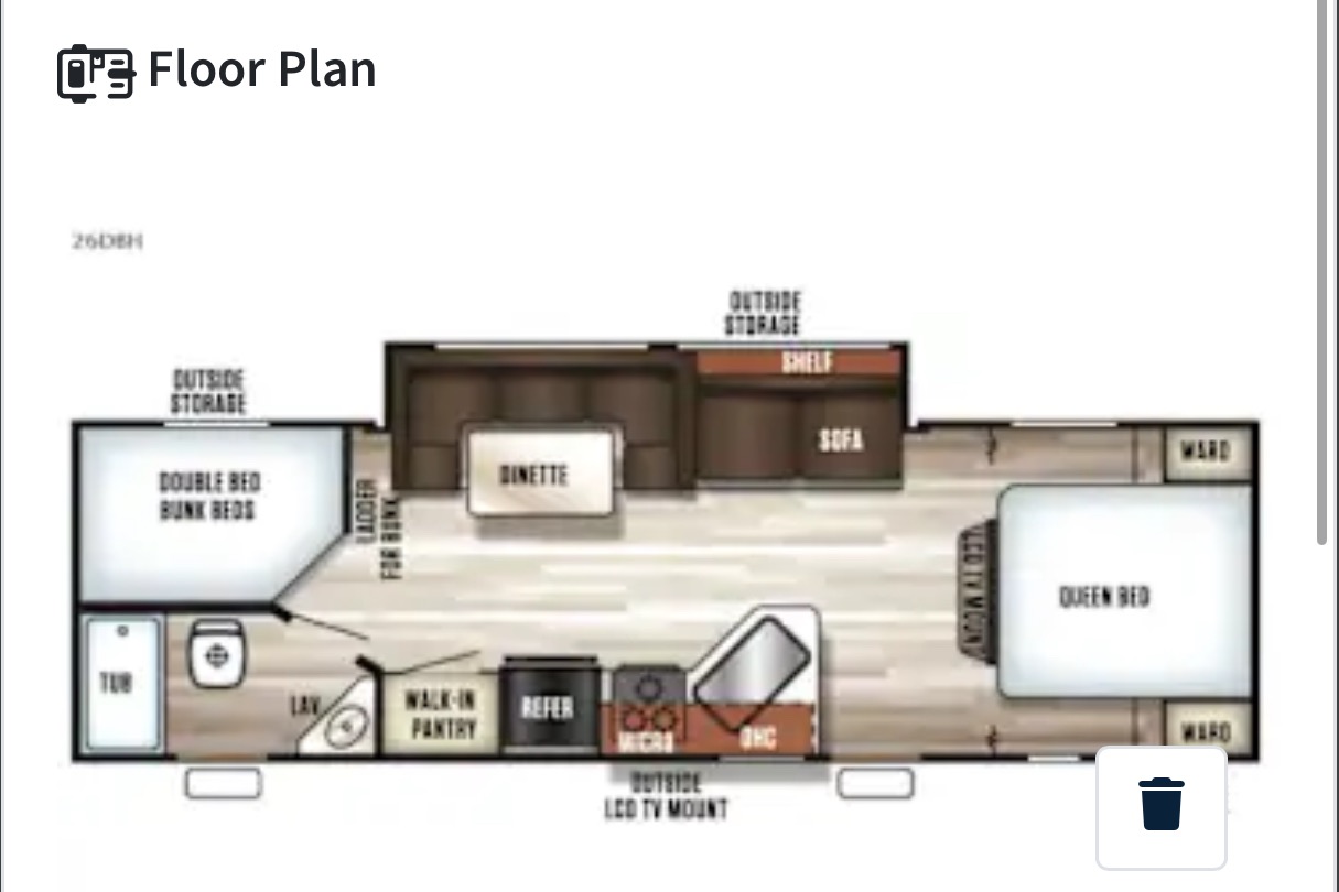 Fun Semi Modern Travel Trailer