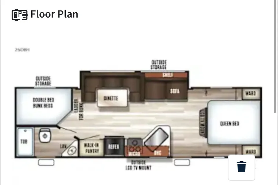 Fun Semi Modern Travel Trailer