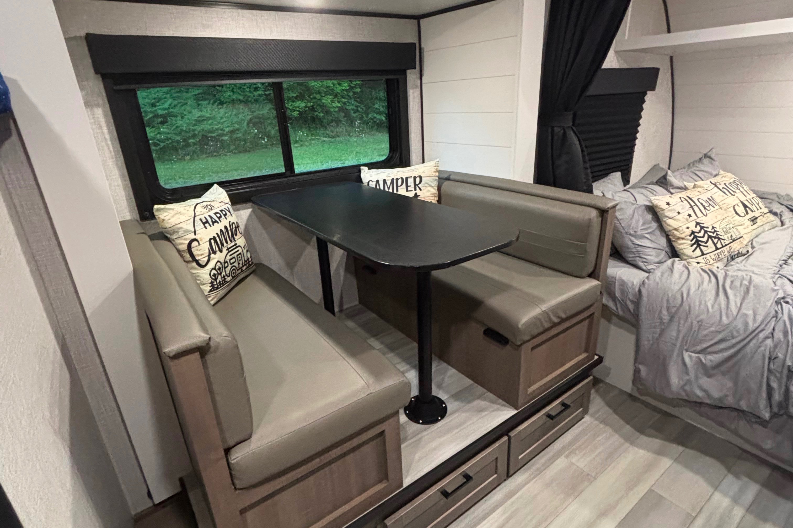 King Family’s Highland Ridge Open Range Travel Trailer (SUV towable)