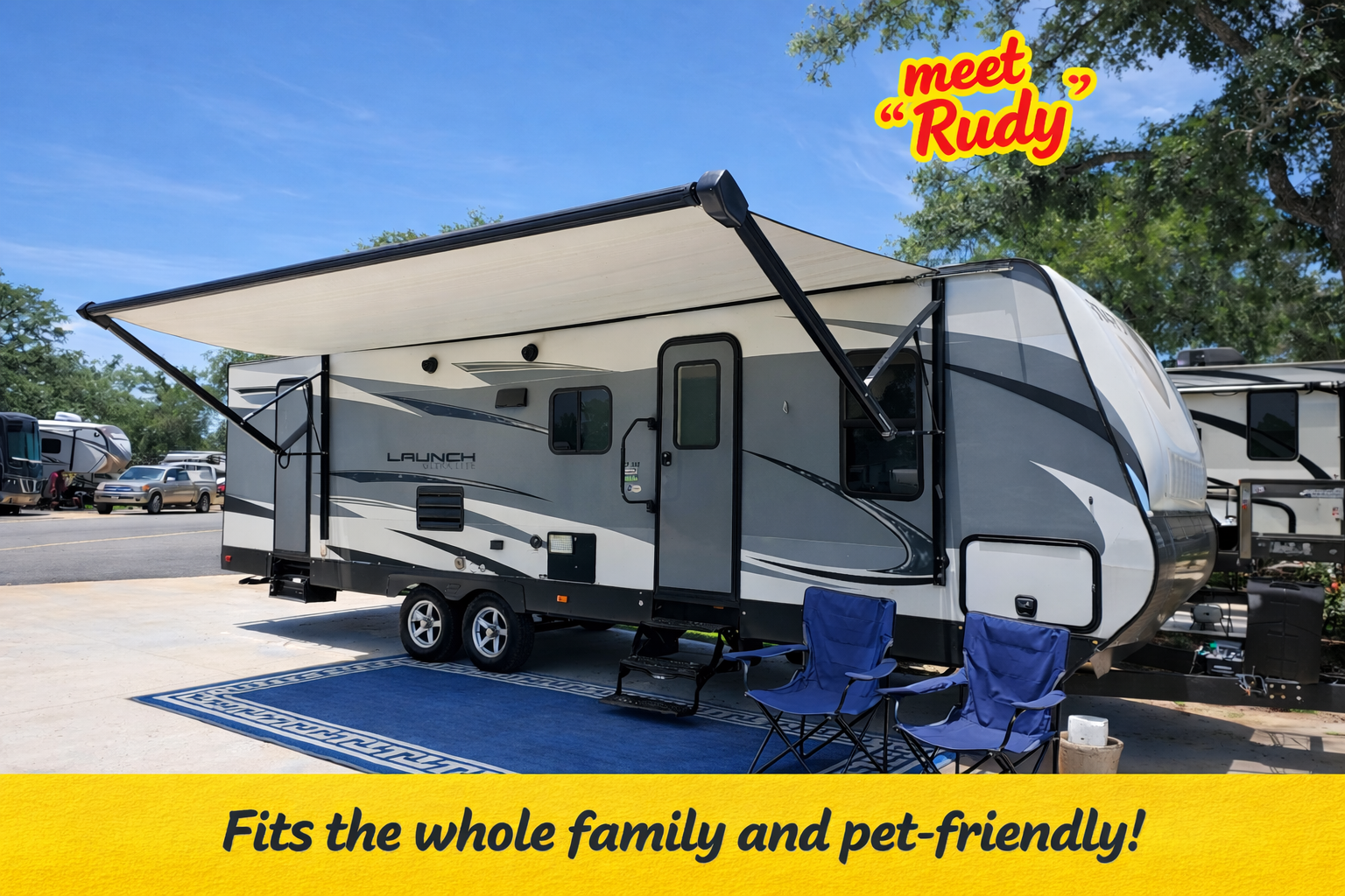 Meet "Rudy"- Starcraft Launch Travel Trailer
