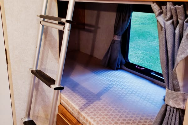 Island adventure with our Fleetwood Mallard Travel Trailer