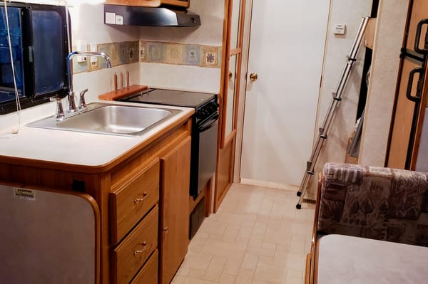 Island adventure with our Fleetwood Mallard Travel Trailer