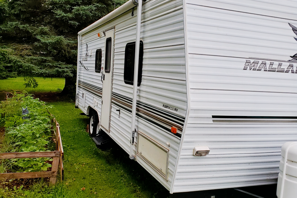 Island adventure with our  Fleetwood Mallard Travel Trailer