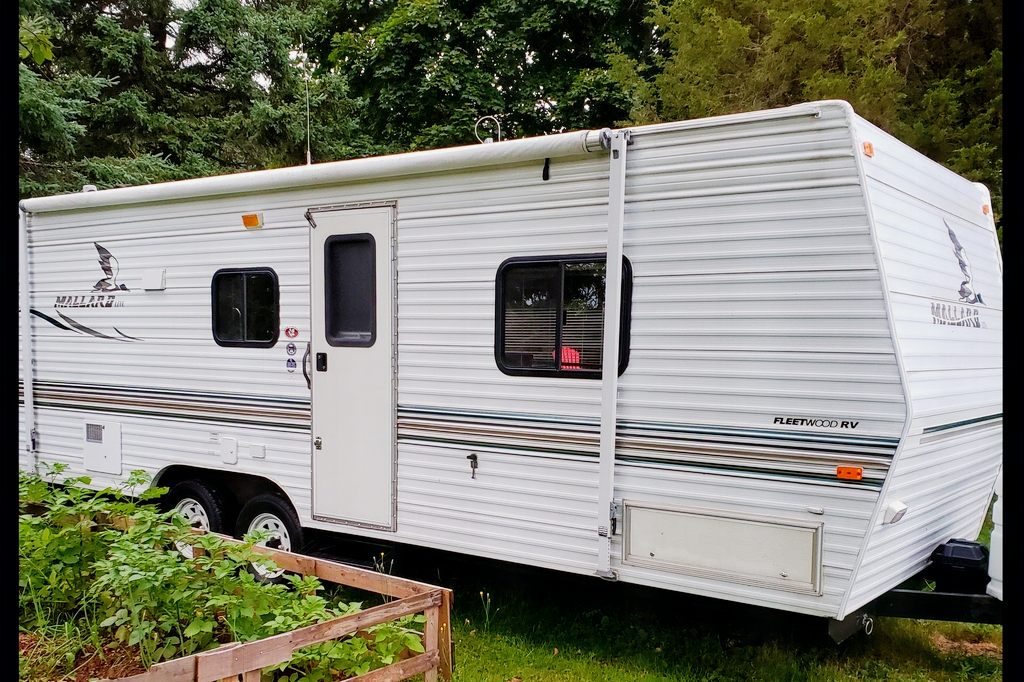 Island adventure with our  Fleetwood Mallard Travel Trailer