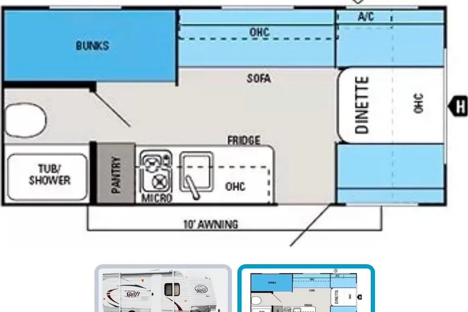 Sherwin's 2014 Jayco Jay Flight Swift - SUV towable