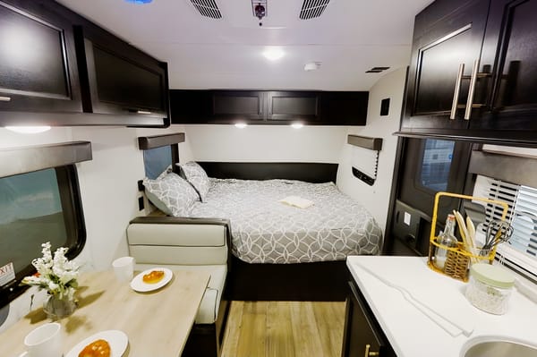 Family get away camper trailer