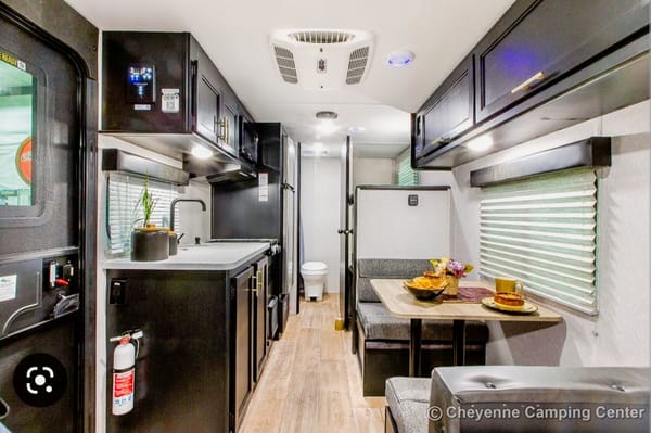 Family get away camper trailer