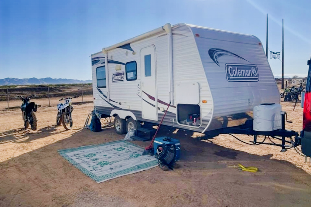Liz and Steven's Dutchmen Coleman  Travel Trailer