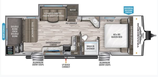 2021 Grand Design Xplor 265 bunk house family/pet friendly