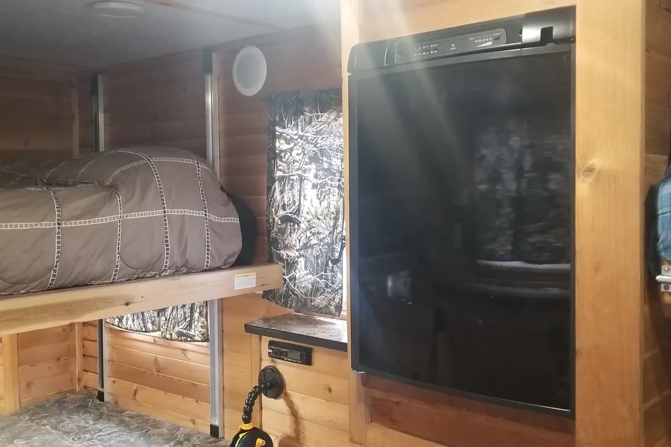 Lake Reno's Ice Castle Fish Houses 17ft RV edition Travel Trailer
