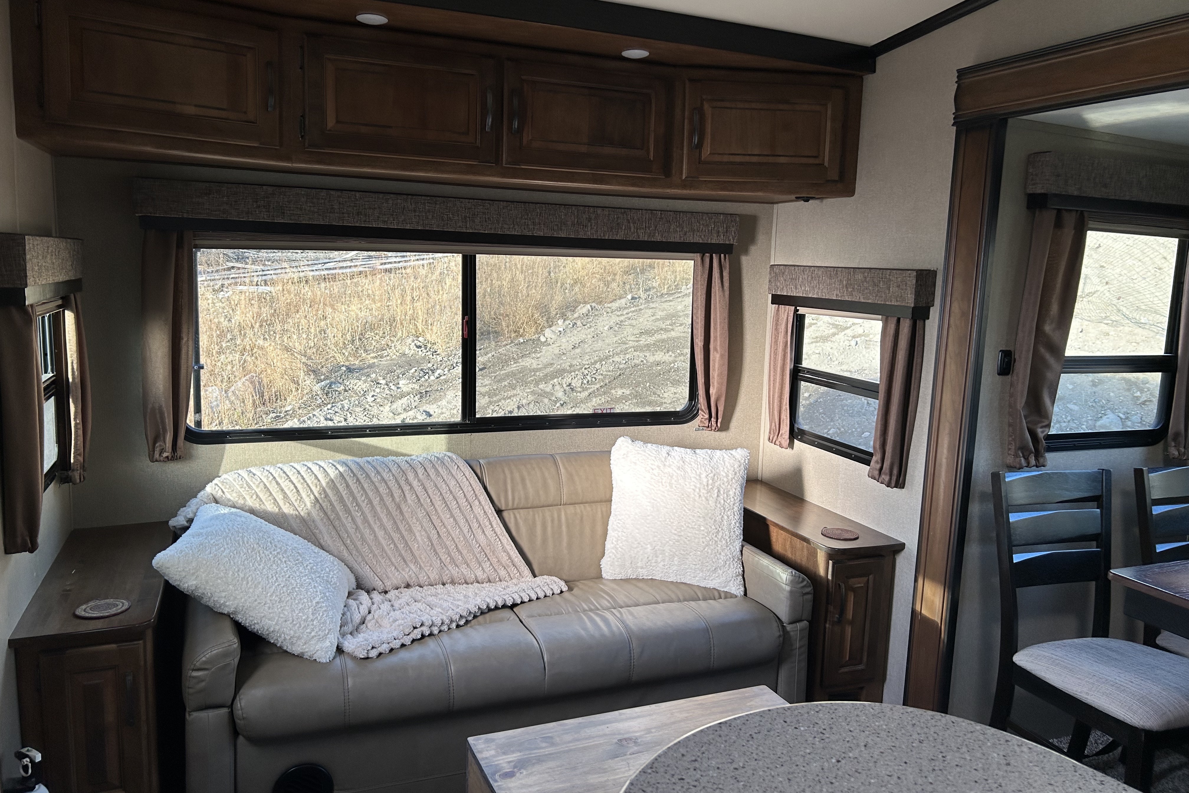 Grand Design Fifth Wheel on farm