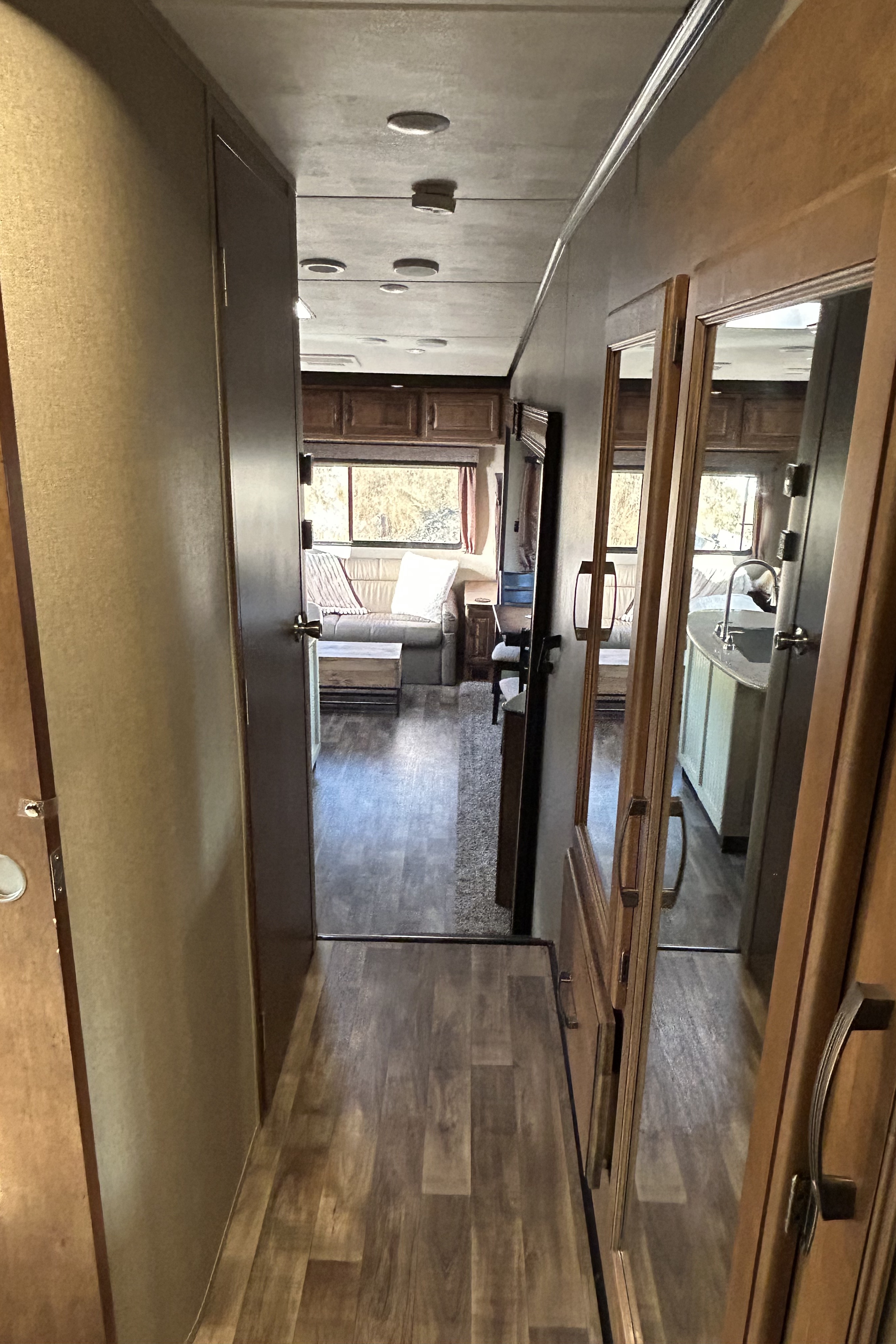 Grand Design Fifth Wheel on farm