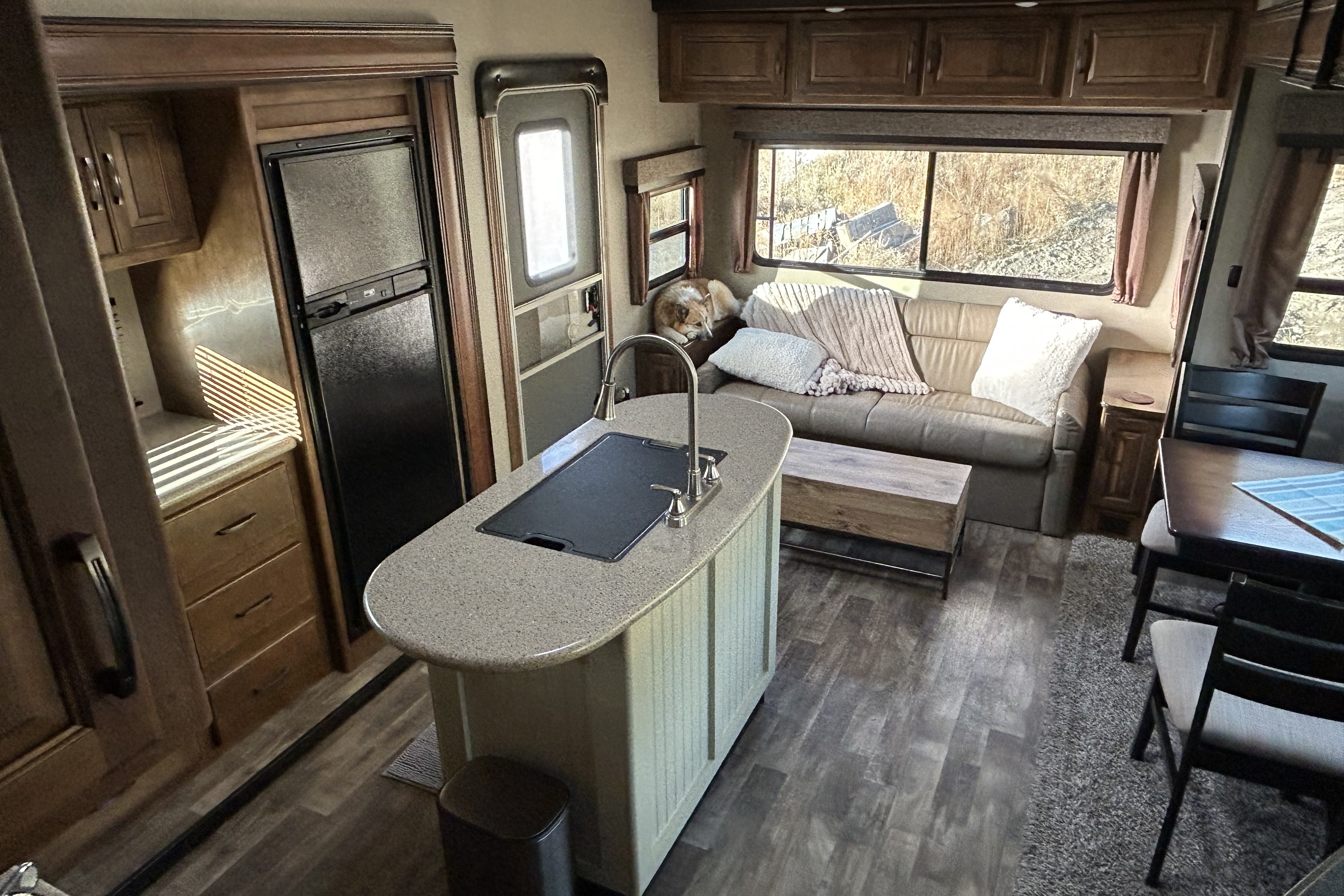 Grand Design Fifth Wheel on farm