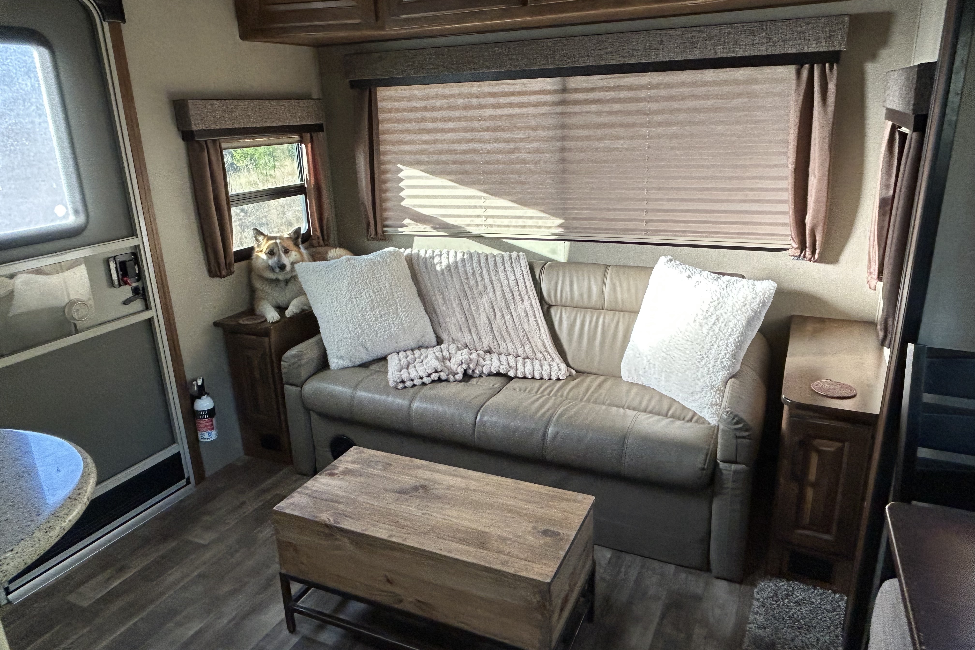 Grand Design Fifth Wheel on farm