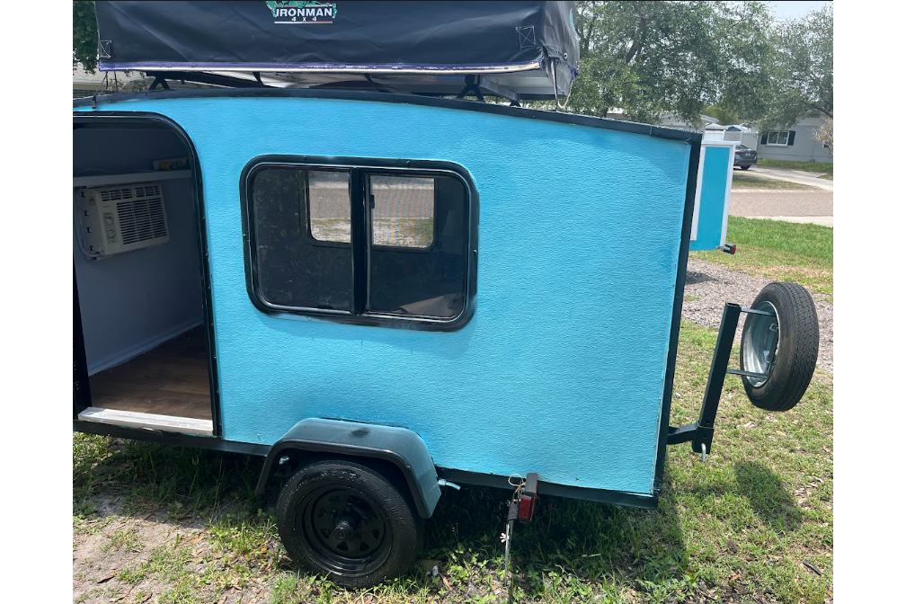 Namaste - Live Balanced. Live Free - Dutchmen AERO 400 Micro Trailer - Krot Van Life