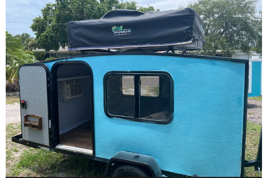 Namaste - Live Balanced. Live Free - Dutchmen AERO 400 Micro Trailer - Krot Van Life