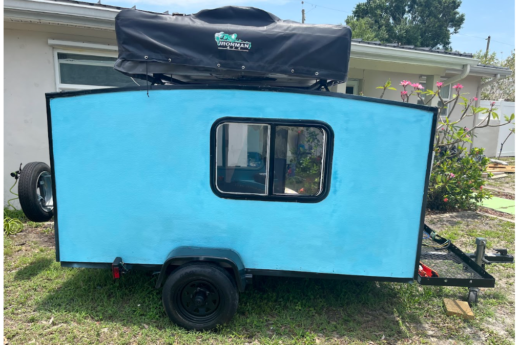 Namaste - Live Balanced. Live Free - Dutchmen AERO 400 Micro Trailer - Krot Van Life