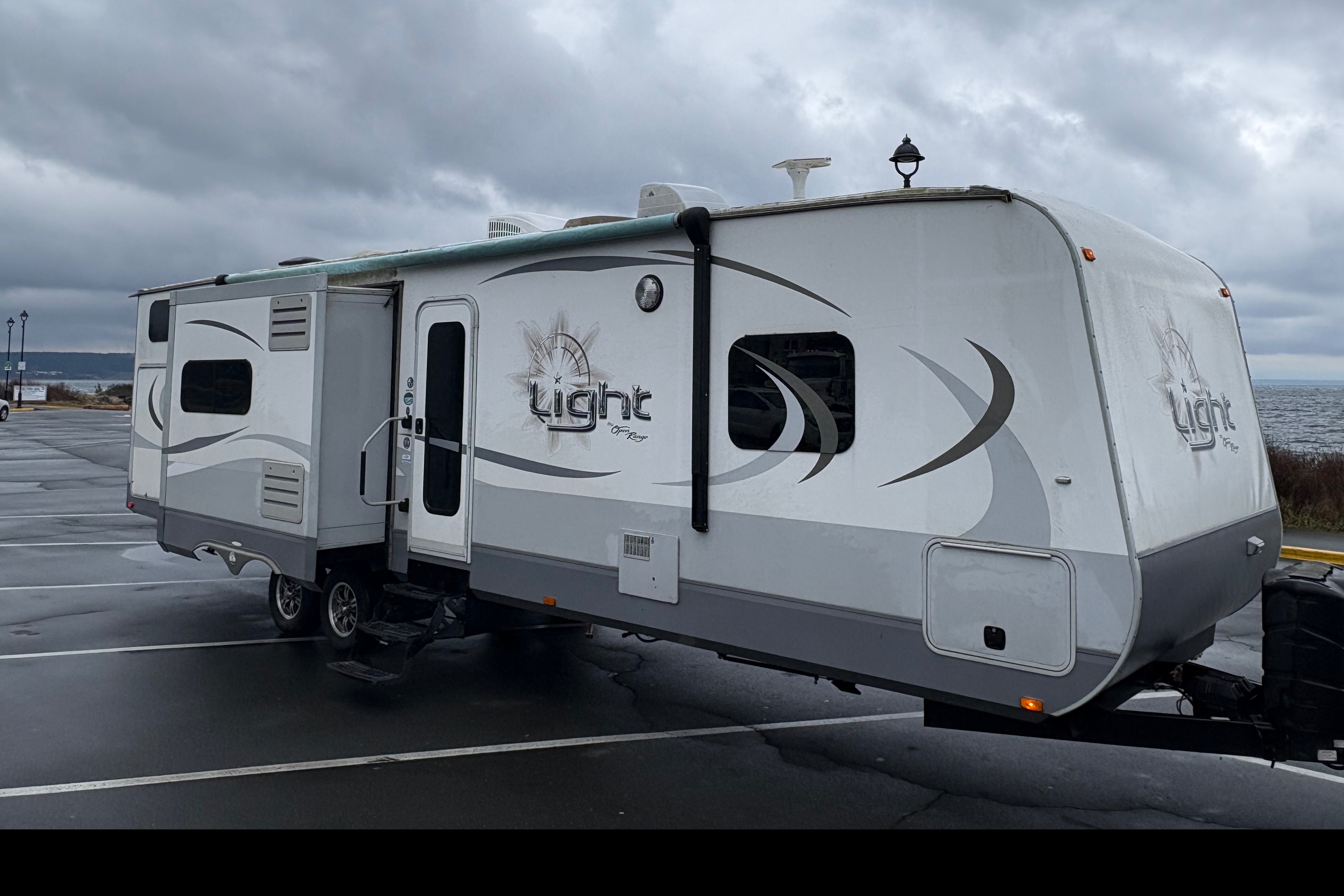 Adventure Awaits Open Range 308BHS Bunkhouse Series Travel Trailer