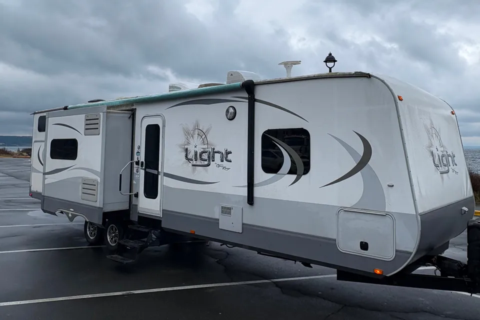 Adventure Awaits Open Range 308BHS Bunkhouse Series Travel Trailer