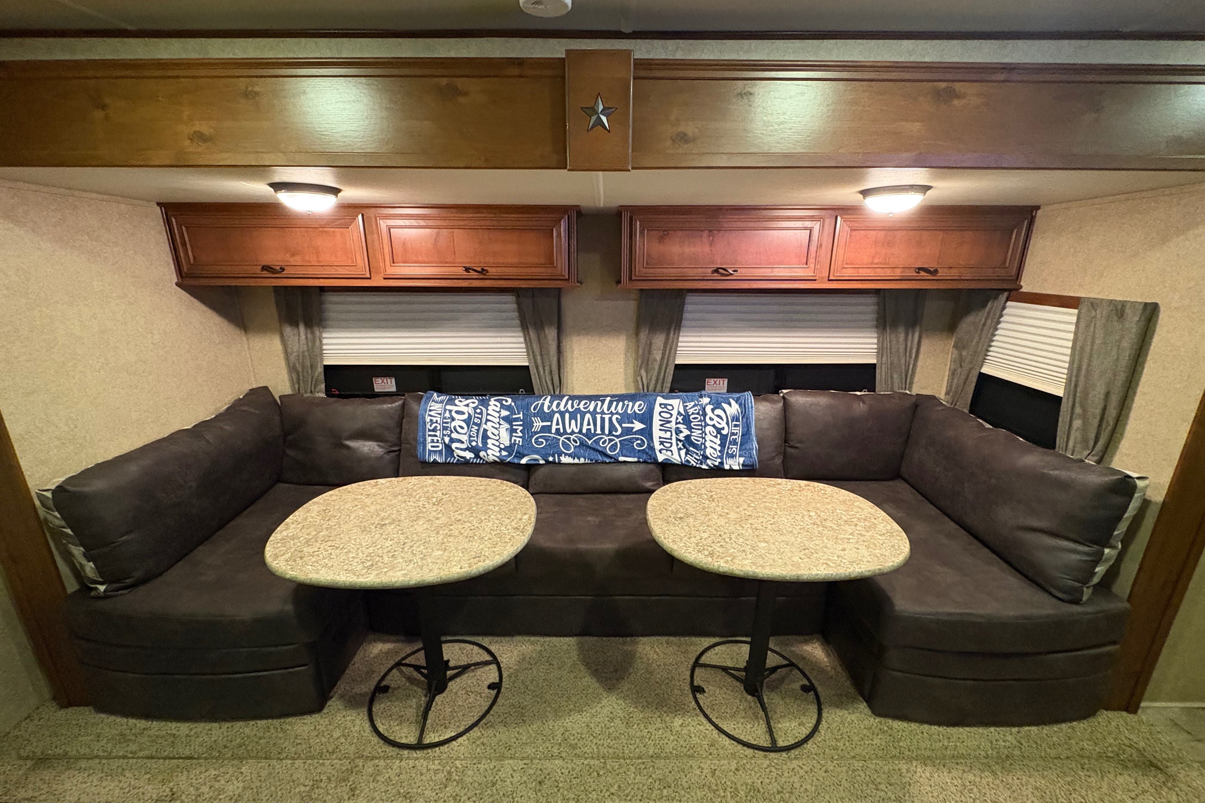 Adventure Awaits Open Range 308BHS Bunkhouse Series Travel Trailer