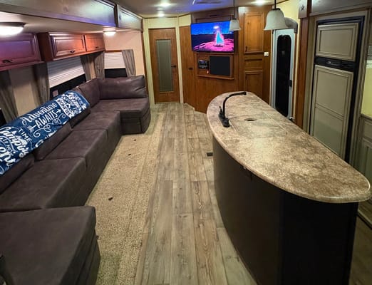 Adventure Awaits Open Range 308BHS Bunkhouse Series Travel Trailer