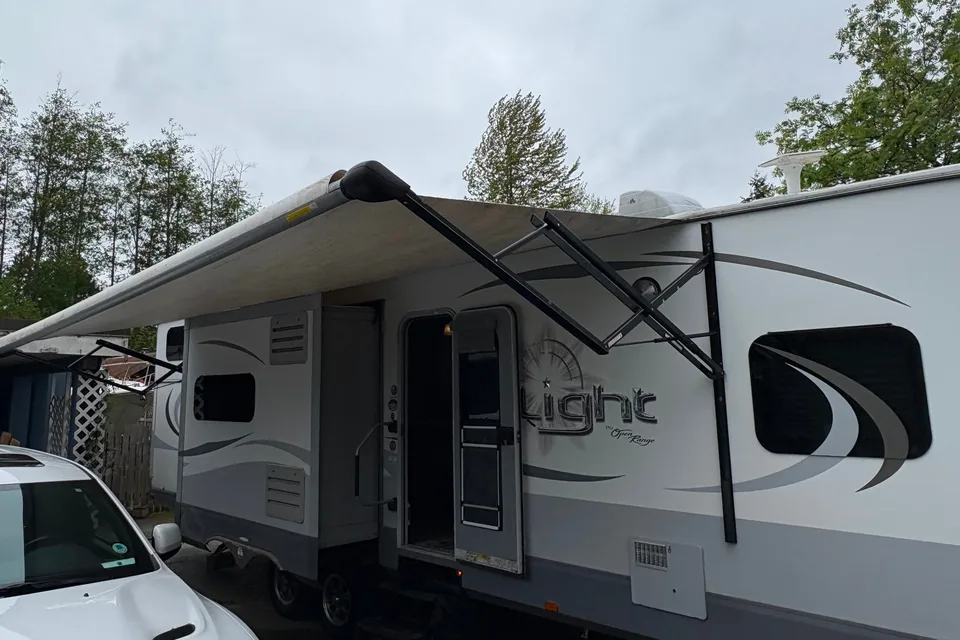 Adventure Awaits Open Range 308BHS Bunkhouse Series Travel Trailer