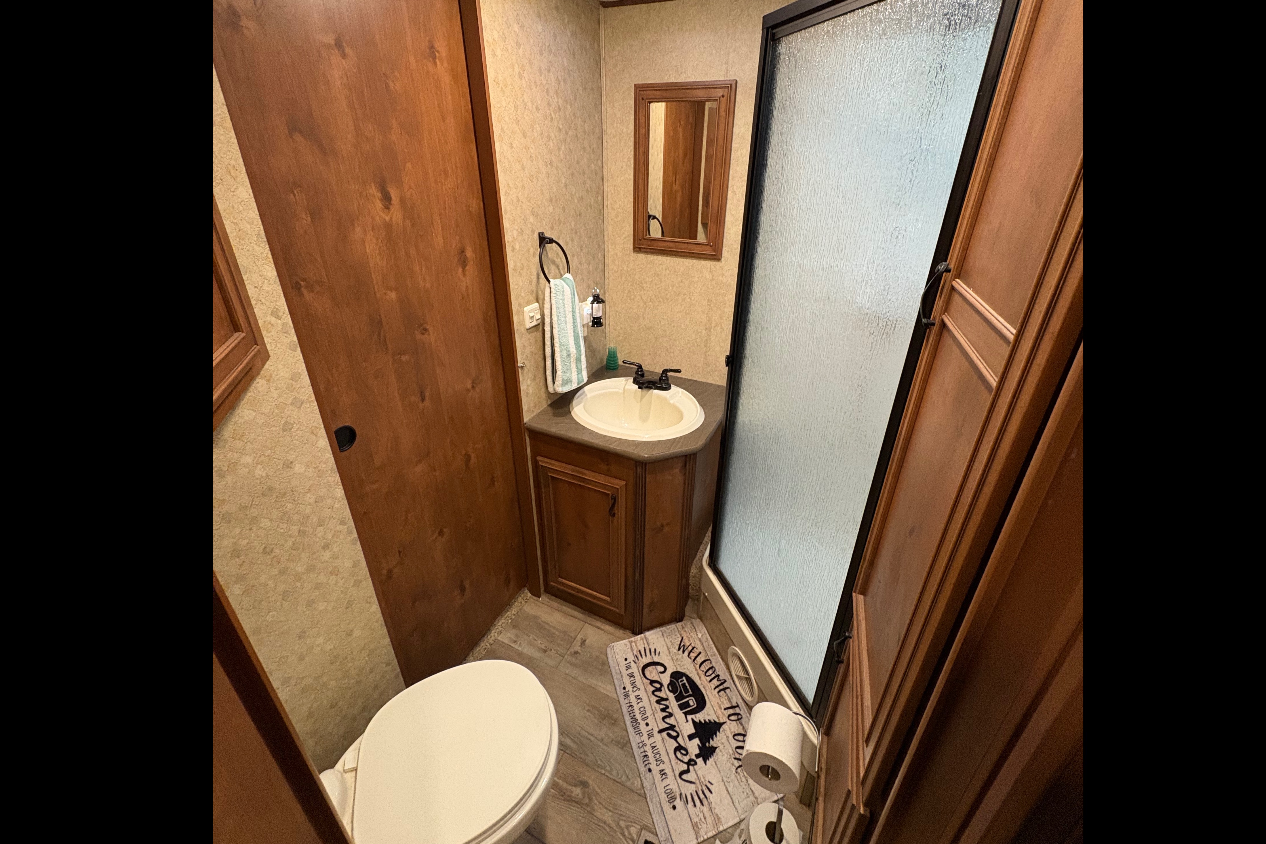 Adventure Awaits Open Range 308BHS Bunkhouse Series Travel Trailer