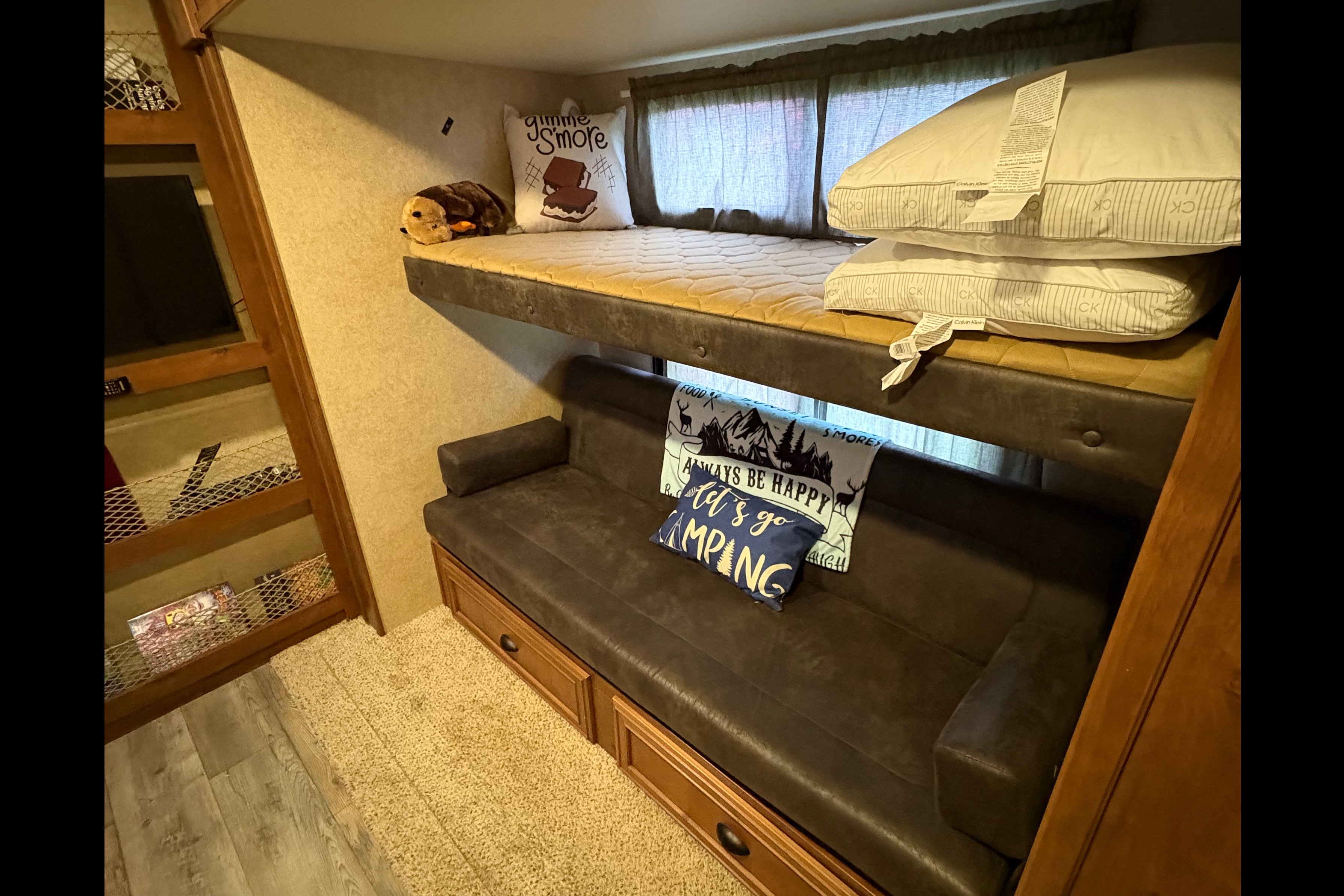 Adventure Awaits Open Range 308BHS Bunkhouse Series Travel Trailer