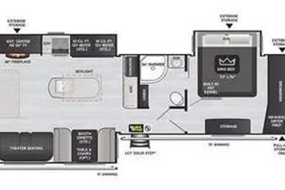 Garrett's Keystone 328RL Travel Trailer